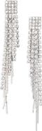 BP. Sparkle Fringe Drop Earrings