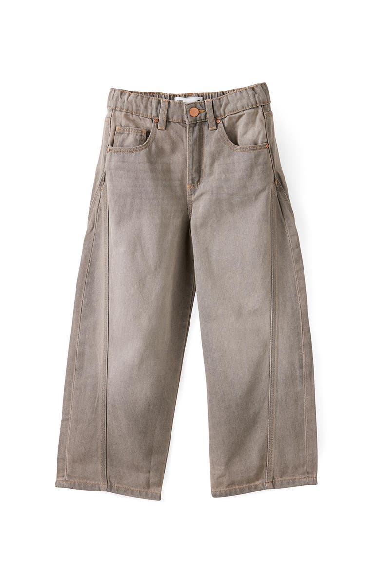 Cotton On Kids Kid's Unisex Super Barrel Leg Denim Jean, Main, color, Light Manly Grey