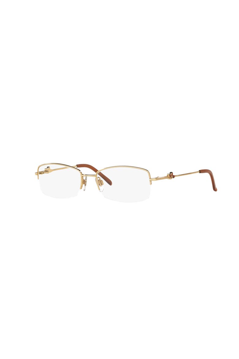 51mm Square optical glasses, Main, color, Gold