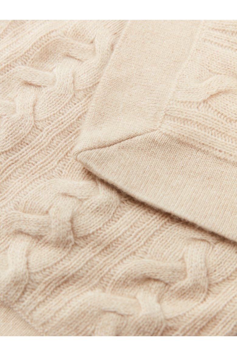 Knitted Pillow Cover, Alternate, color, beige