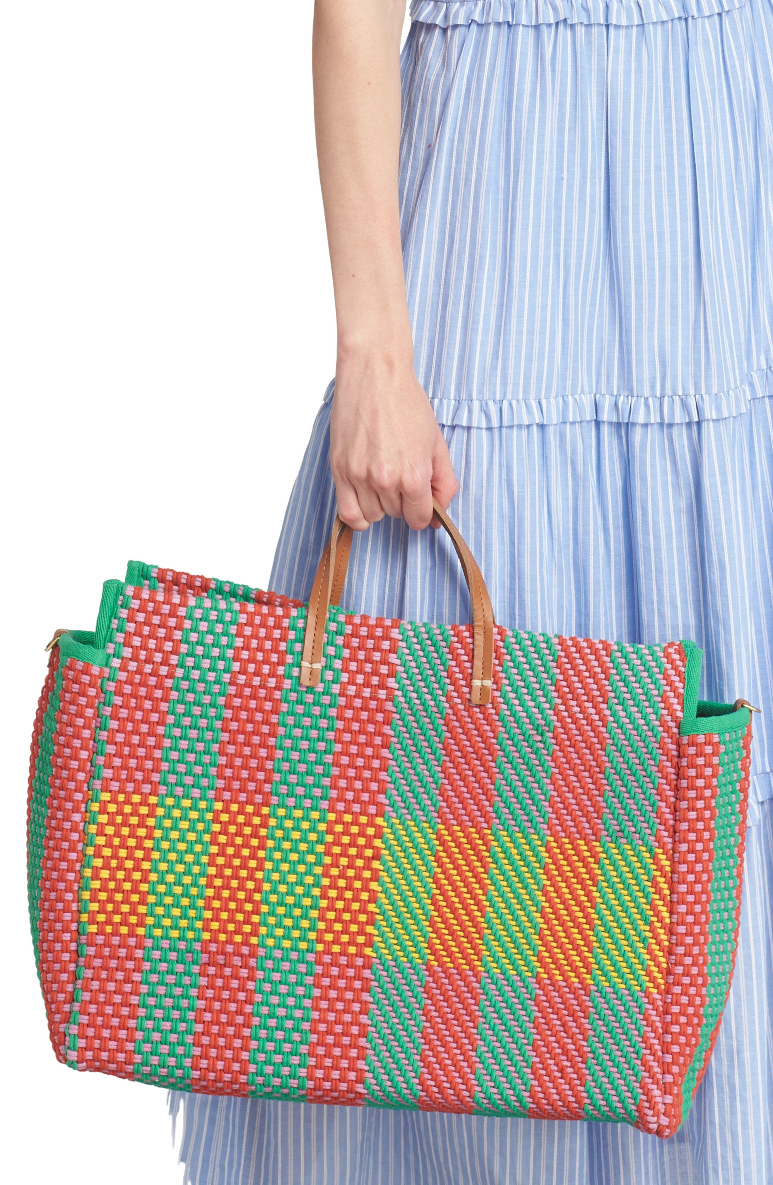 Clare V. Summer Simple Woven Tote, Alternate, color, 