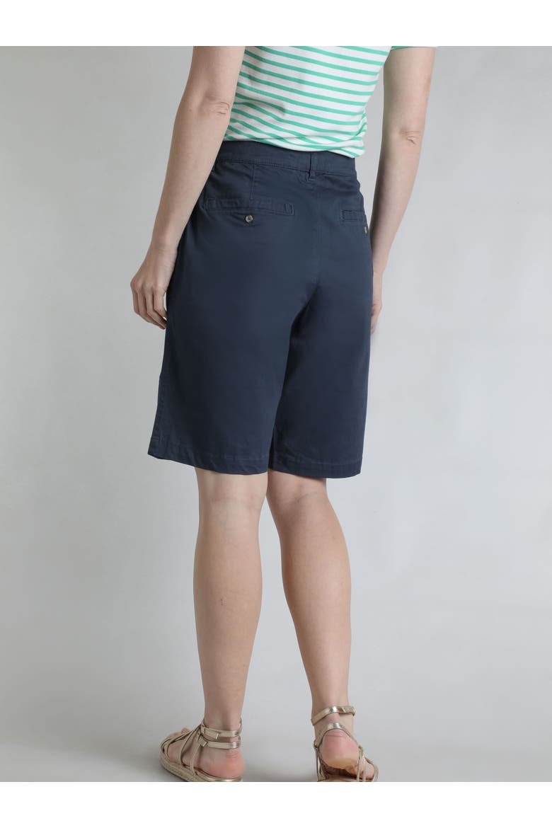 Annalise Knee Length Chino Shorts, Alternate, color, Navy