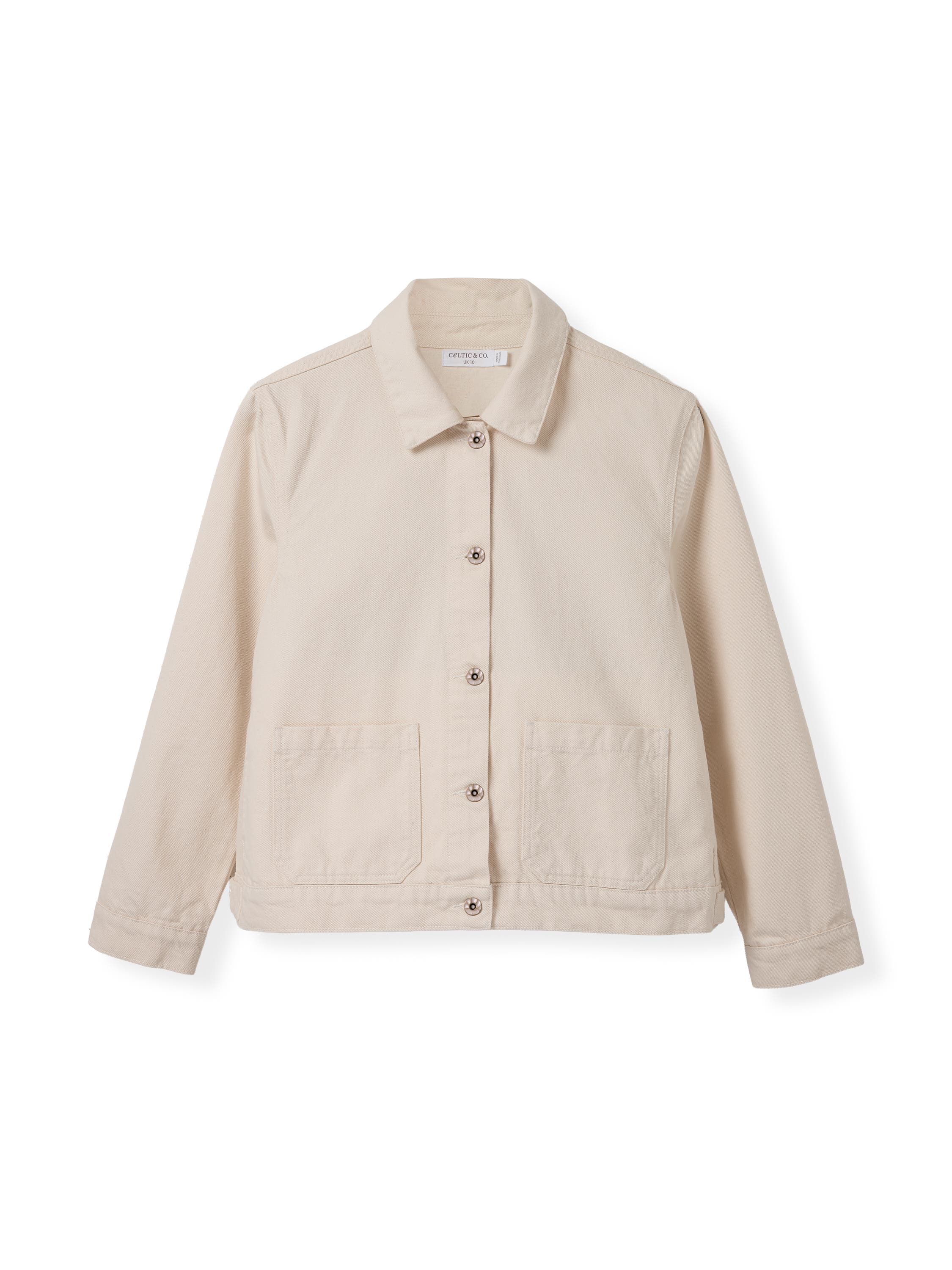 Boxy Patch Pocket Denim Jacket - image 2