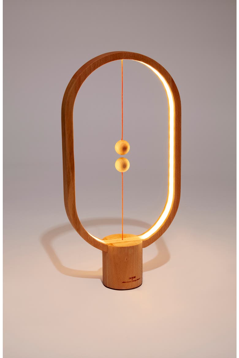 Soda Says x Heng Balance Lamp, Alternate, color, LIGHT WOOD