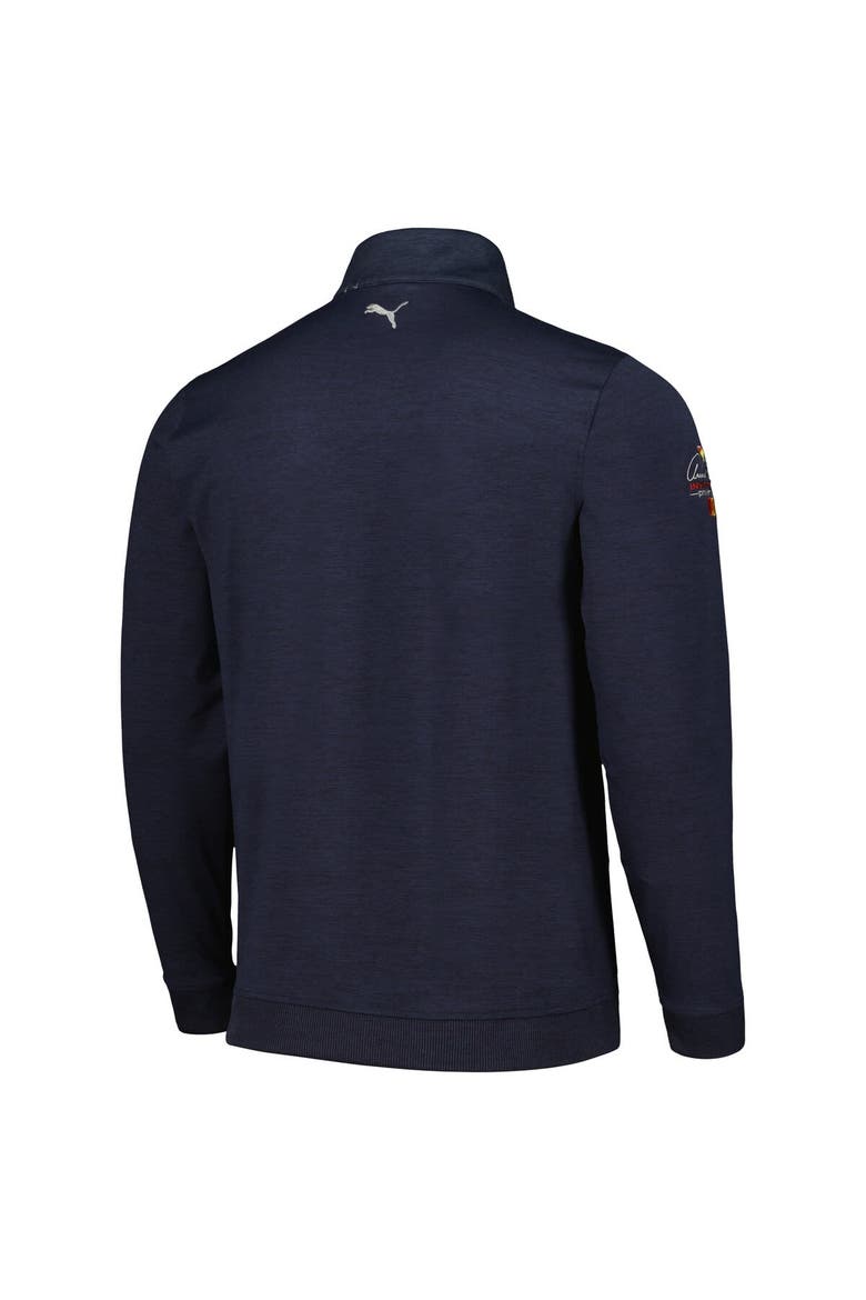 Men's Puma x Arnold Palmer Collection Navy Arnold Palmer Invitational Castle CLOUDSPUN Quarter-Zip Top, Alternate, color, Navy