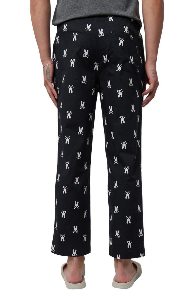 Psycho Bunny Cotton Poplin Pajama Pants, Alternate, color, 