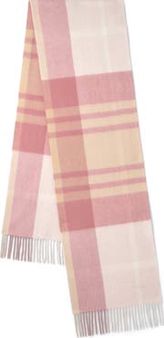 Mulberry Small Check Merino Wool Scarf