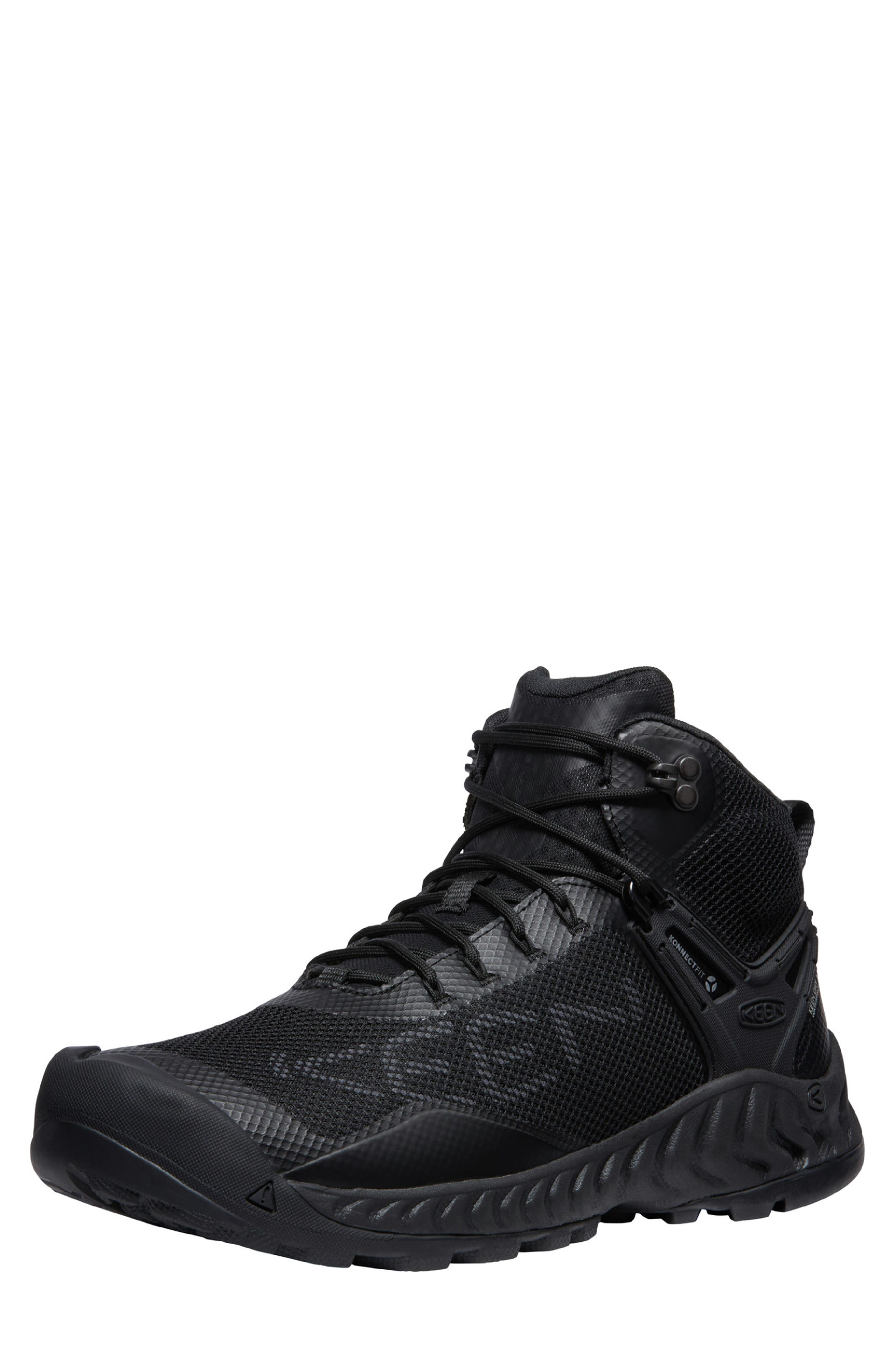 KEEN NXIS Evo Mid Waterproof Lace-Up Hiking Boot, Main, color, 