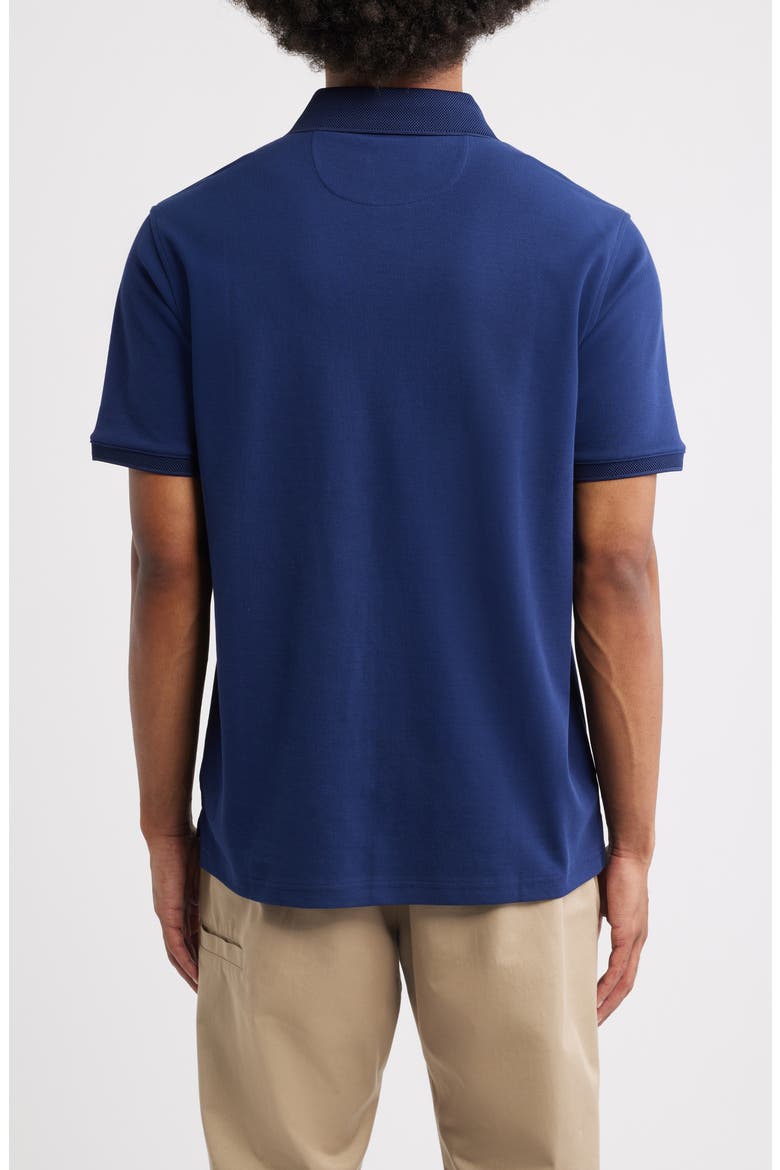 Core Cotton Blend Piqué Polo, Alternate, color, NAVY