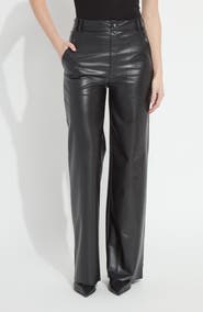 Lysse Ada Faux Leather Wide Leg Pants
