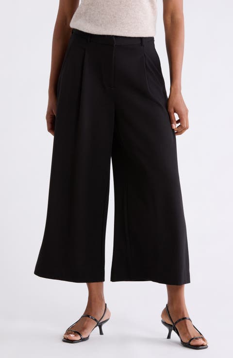 Ponte Wide Leg Culottes
