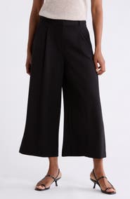 MAX STUDIO Ponte Wide Leg Culottes
