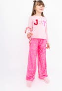 Preppy Goose Plush Candy Cane loungewear pant