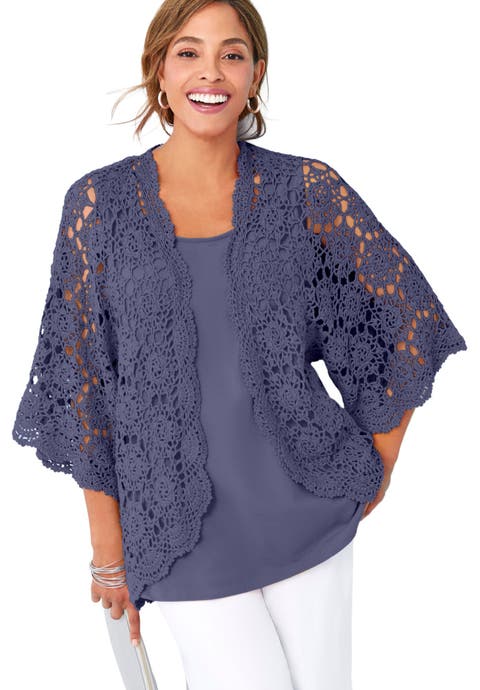 Crochet Cardigan (Plus)