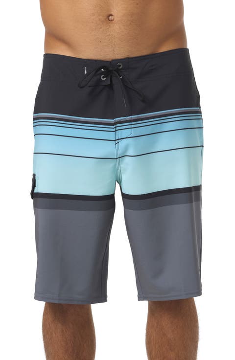 Lennox Stripe Board Shorts