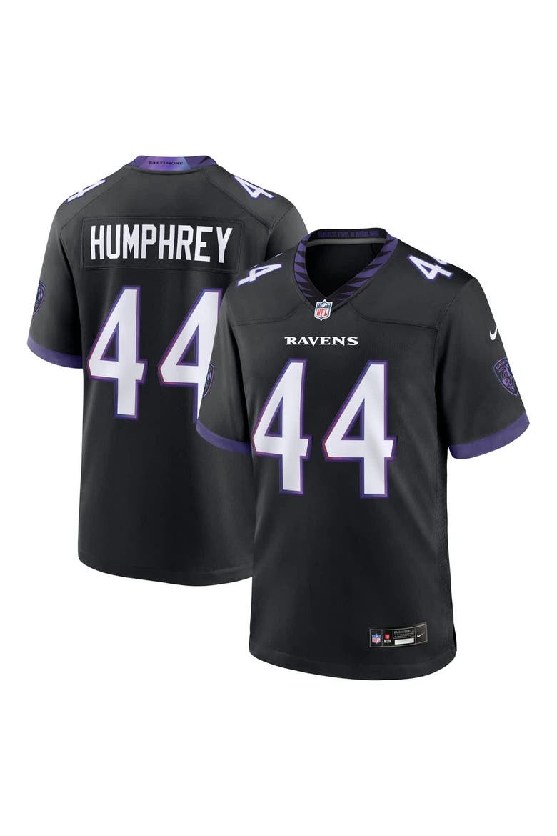 Men's Nike Marlon Humphrey Black Baltimore Ravens Alternate Game Jersey, Main, color, Black