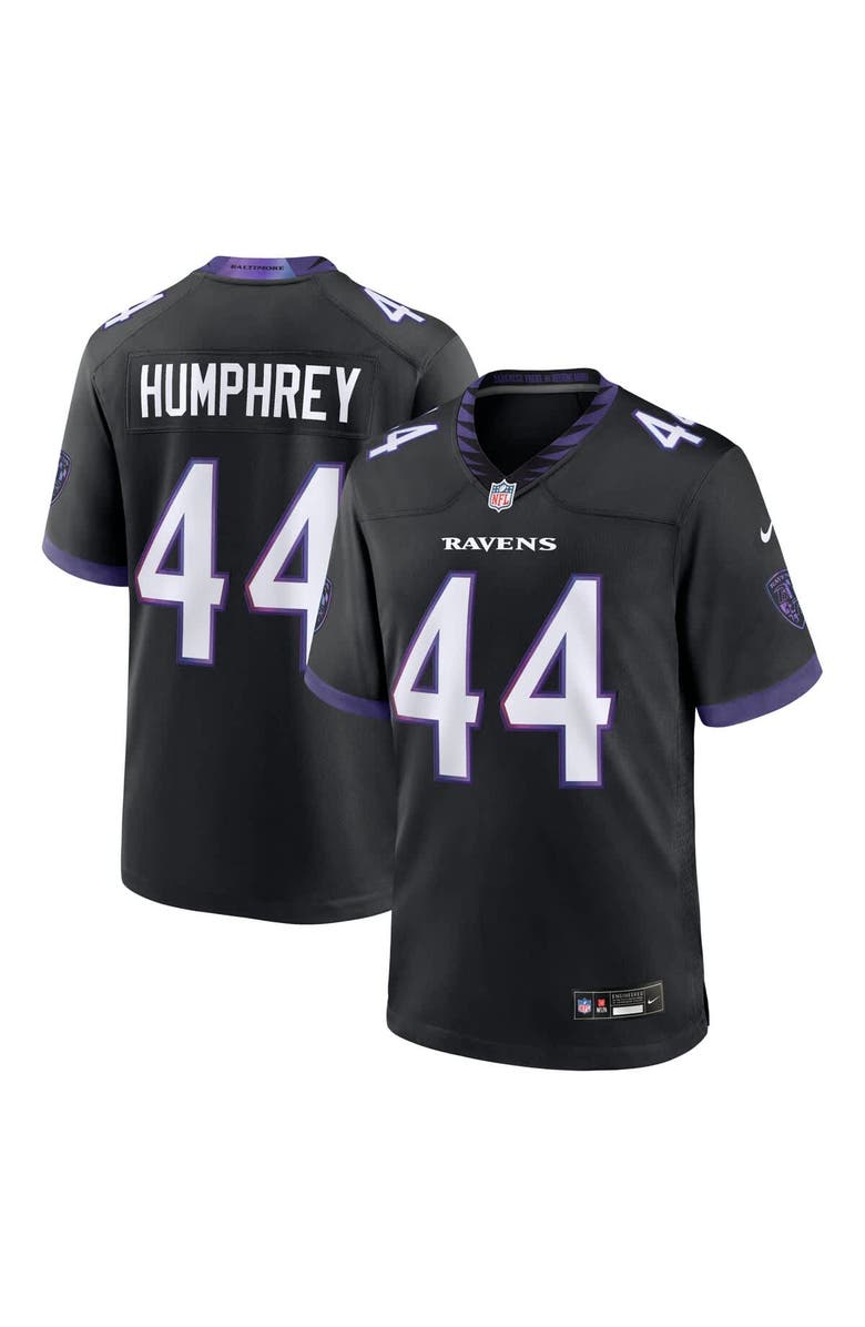 Nike Men's Nike Marlon Humphrey Black Baltimore Ravens Alternate Game Jersey, Main, color, Black