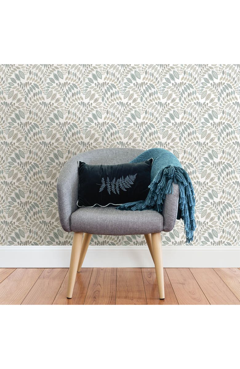 Wallpops Gustavus Peel & Stick Wallpaper, Alternate, color, Blue