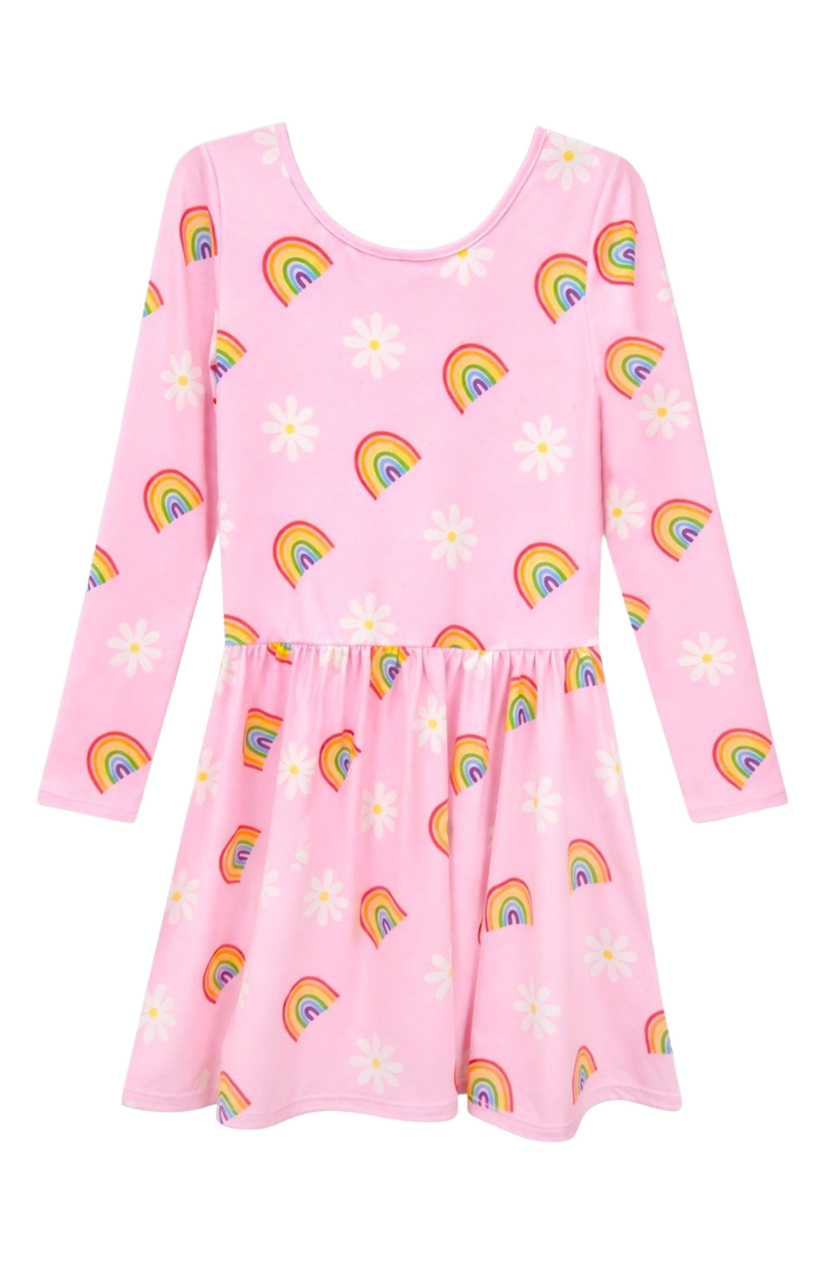 Kids' Long Sleeve Be Happy Dress
