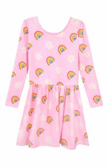 Kids' Long Sleeve Be Happy Dress