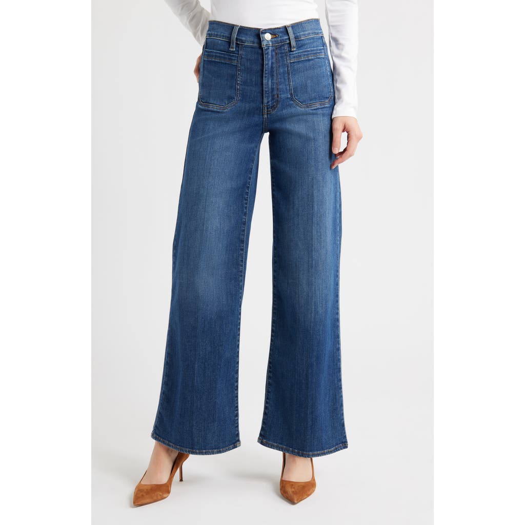 Frame Le Slim Palazzo Bardot Pocket Jeans