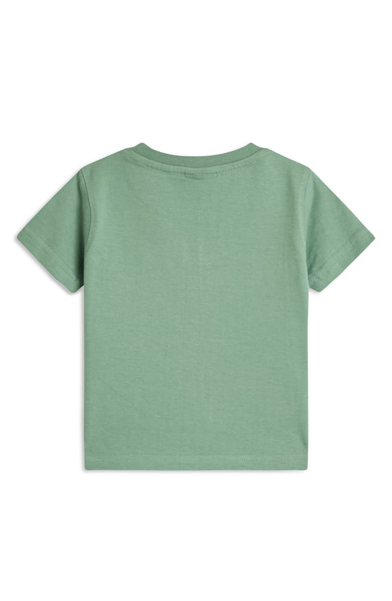 JOJO MAMAN BEBE Assorted 2-Pack Cotton T-Shirts, Alternate, color, Green