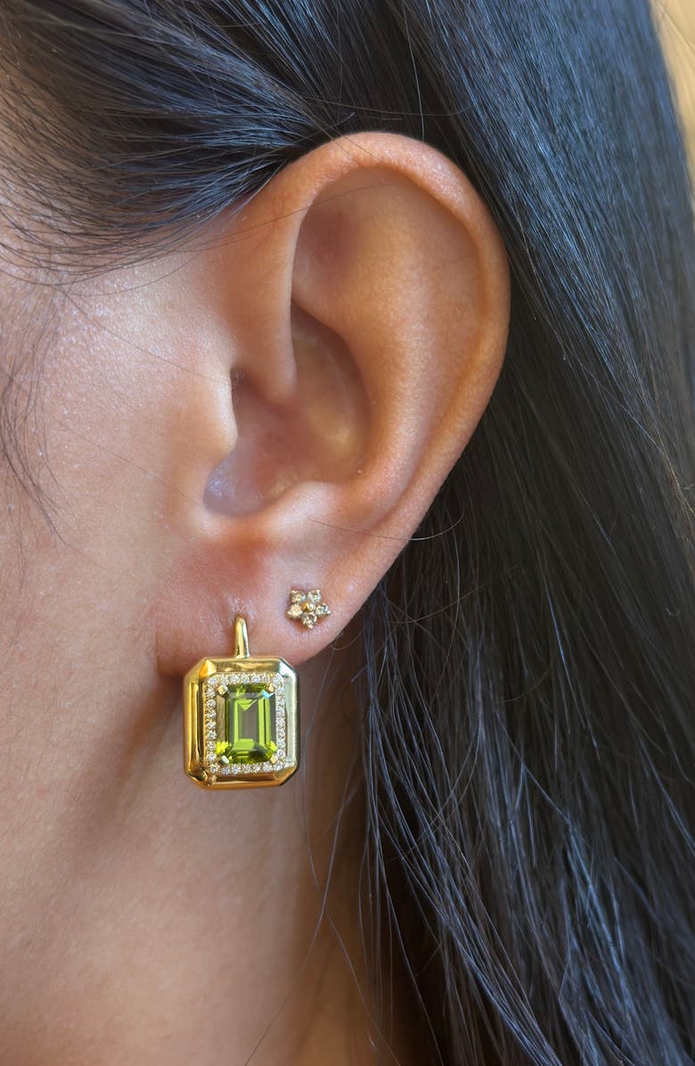 GOSHWARA G-Classic Emerald Cut Drop Earrings, Alternate, color, 