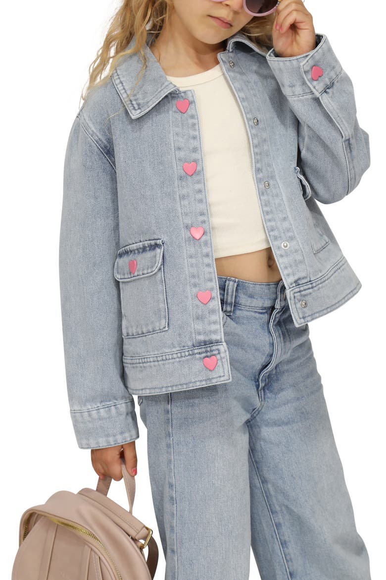 Sweet Like Me Denim Jacket, Alternate, color, Stonewash