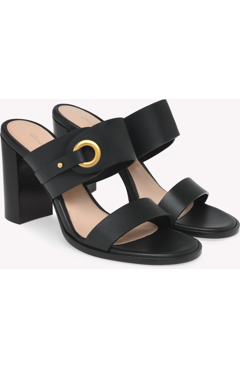 Gianvito Rossi Granada Mule, Alternate, color, Black Calf Leather