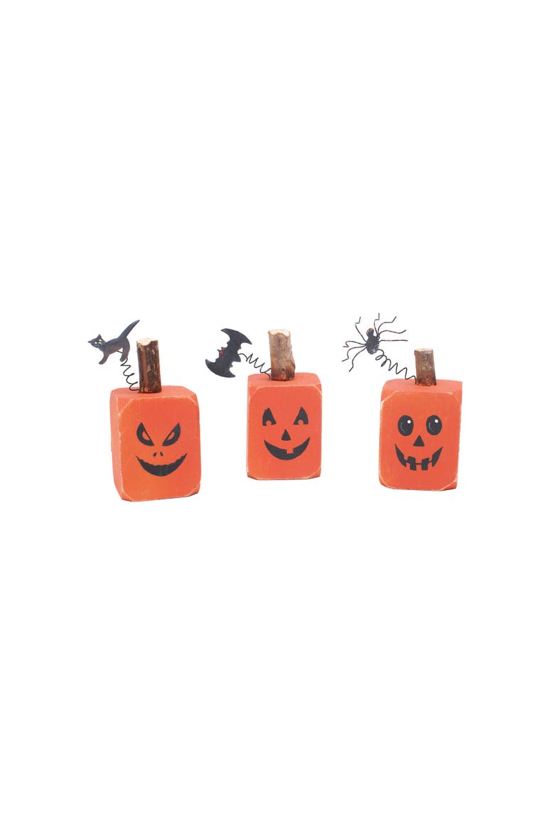Halloween Pumpkin Block A/3, Main, color, Orange