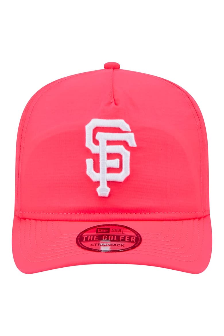 Men's New Era  Pink San Francisco Giants Everyday Golfer Adjustable Hat, Alternate, color, Pink