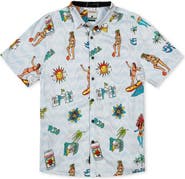 Baja Llama BRAZILIAN TREATS - NIGHTHAWK BUTTON UP