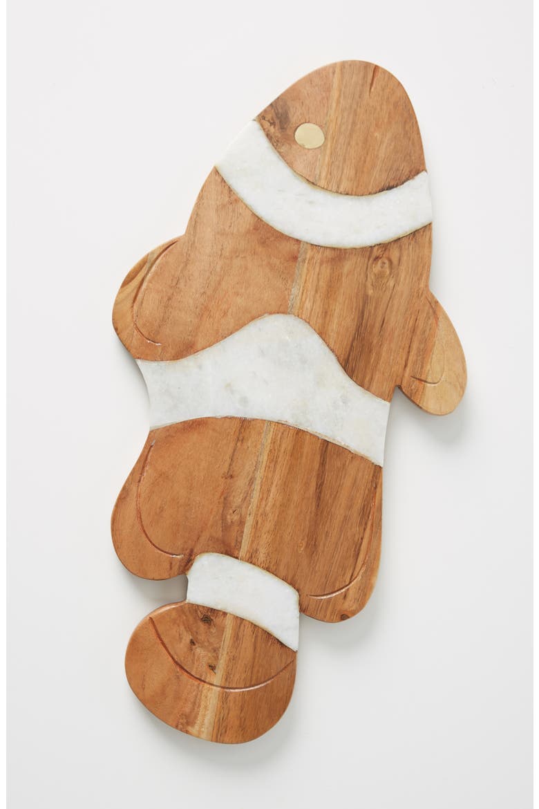 Anthropologie Clownfish Cheese Board, Alternate, color, BROWN