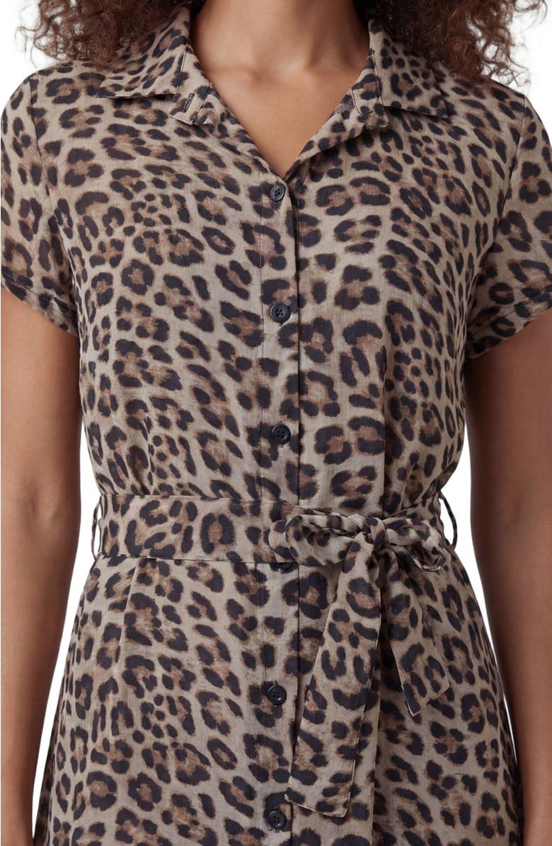 Lords of Harlech Leopard Womens Shirt Dress, Alternate, color, Leopard Brown