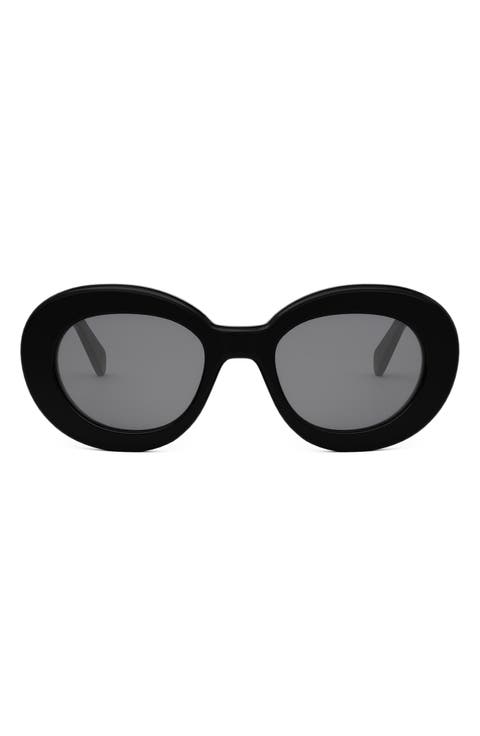 Triomphe 53mm Round Sunglasses