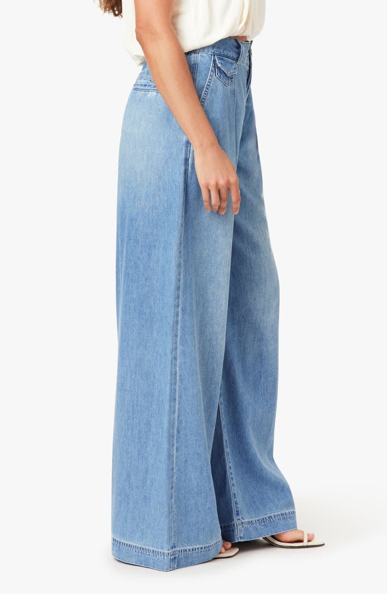 Habitual Pleated Denim Pants, Alternate, color, Blue Bell