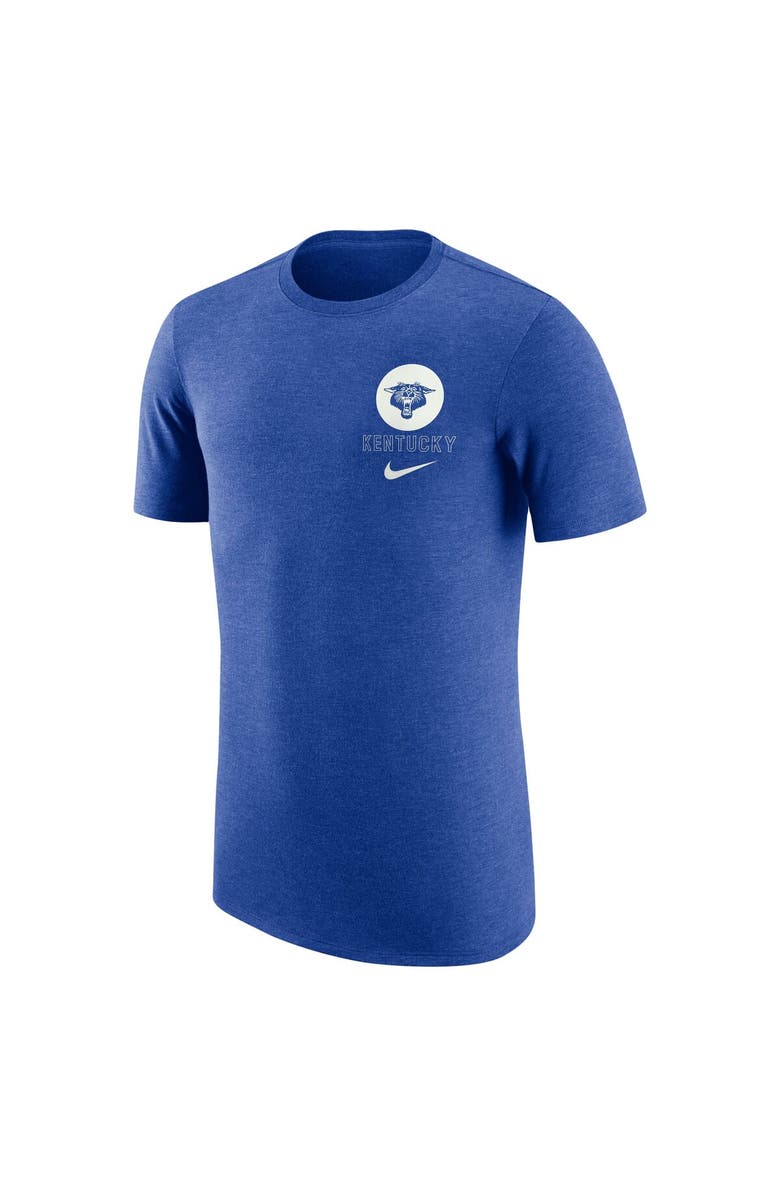 Nike Men's Nike Royal Kentucky Wildcats Retro Tri-Blend T-Shirt, Alternate, color,