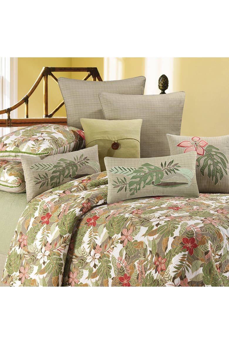 St. Croix Cotton Euro Sham 26" x 26", Alternate, color, Green