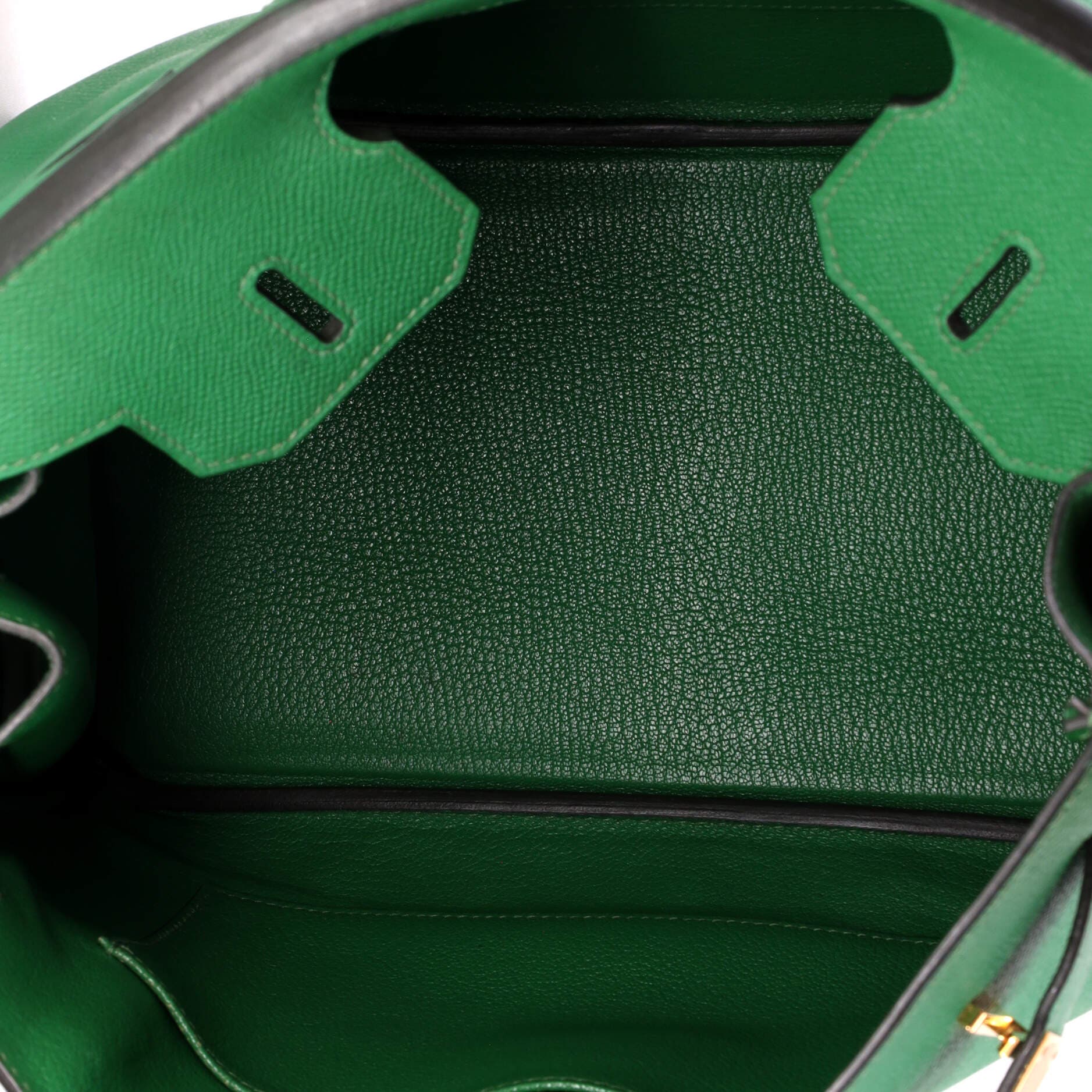 Birkin Handbag Green Epsom with Gold Hardware 30, Alternate, color, Green