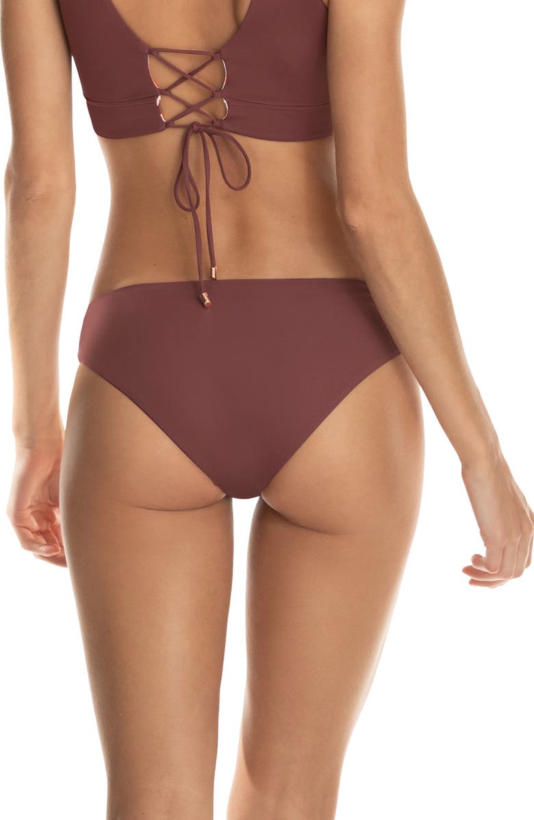 Maaji Crimson Circus Sublime Reversible Bikini Bottoms, Alternate, color, 
