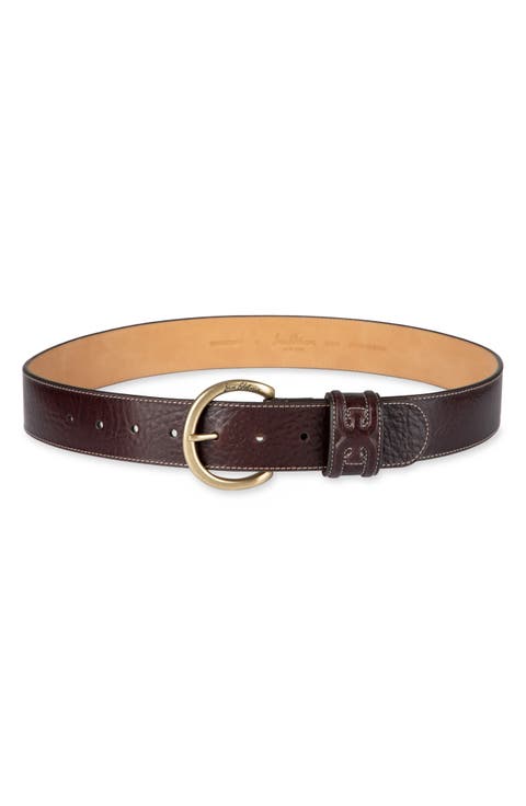 Rounded Buckle Belt