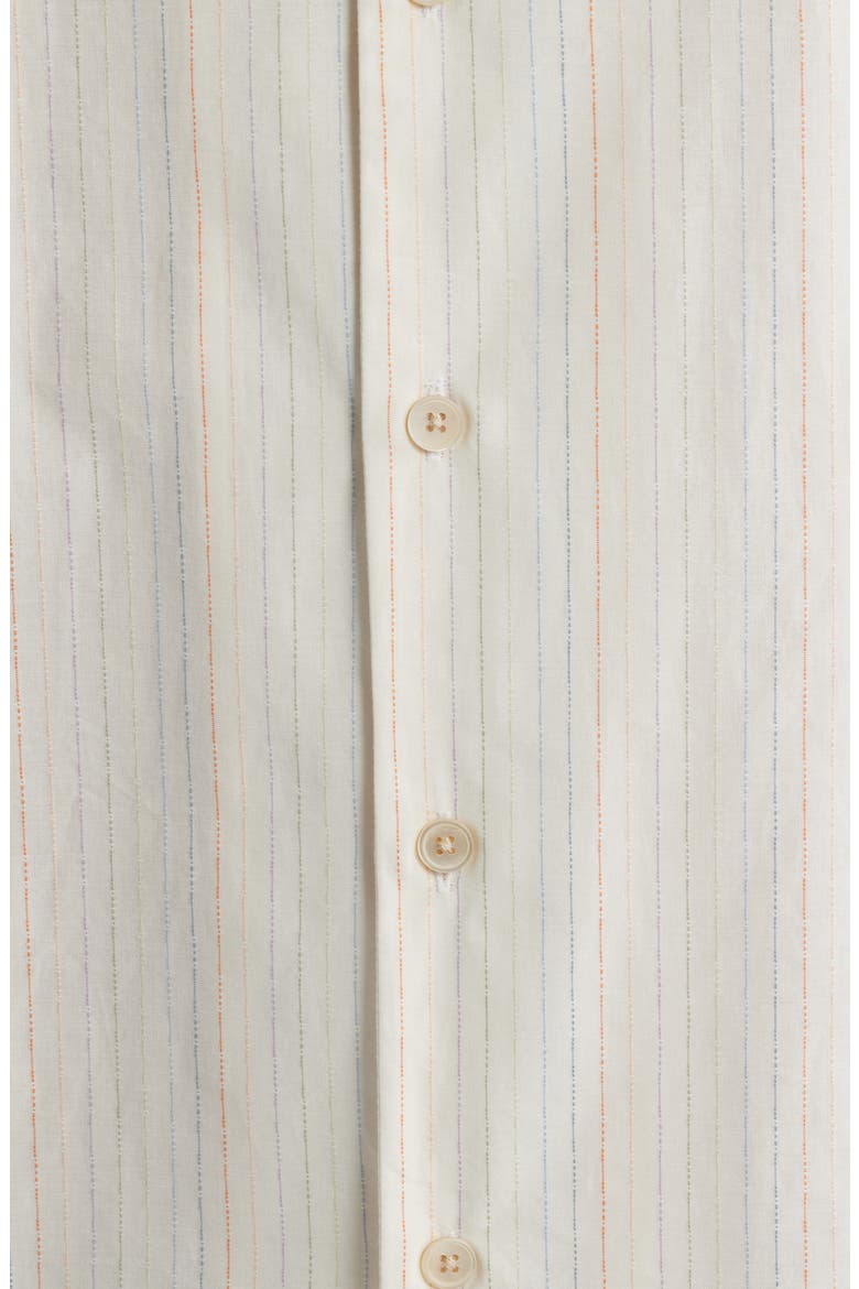 Stripe Regular Fit Cotton Button-Up Shirt, Alternate, color, MULTI COLOURED