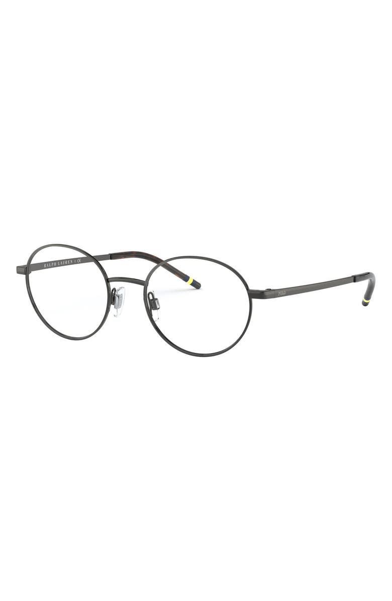 Polo Ralph Lauren 51mm Round Optical Glasses, Alternate, color,