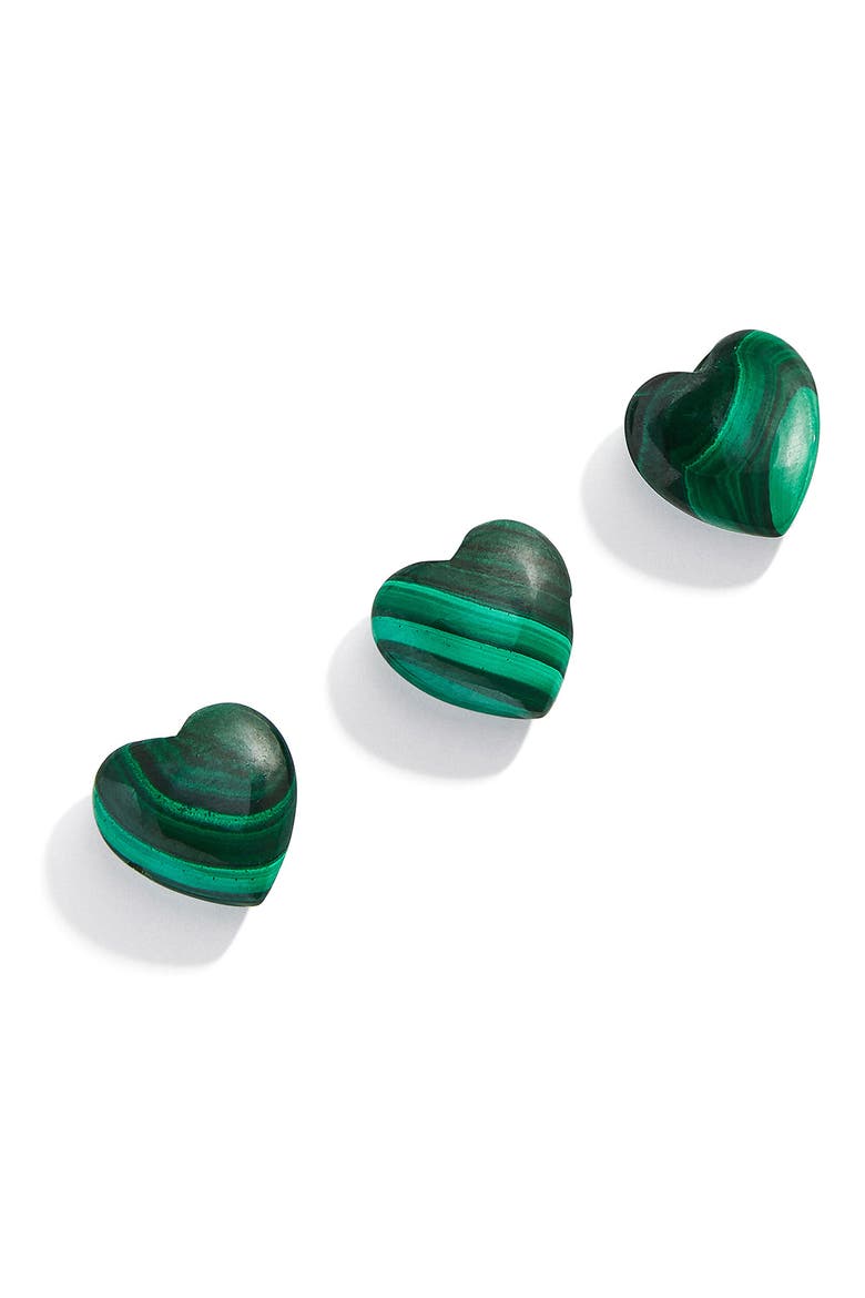 Juno Heart Pendant Necklace, Alternate, color, GREEN