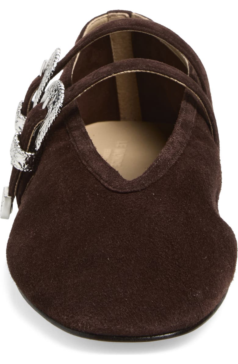 Le Monde Béryl Claudia Mary Jane Flat, Alternate, color, Chocolate