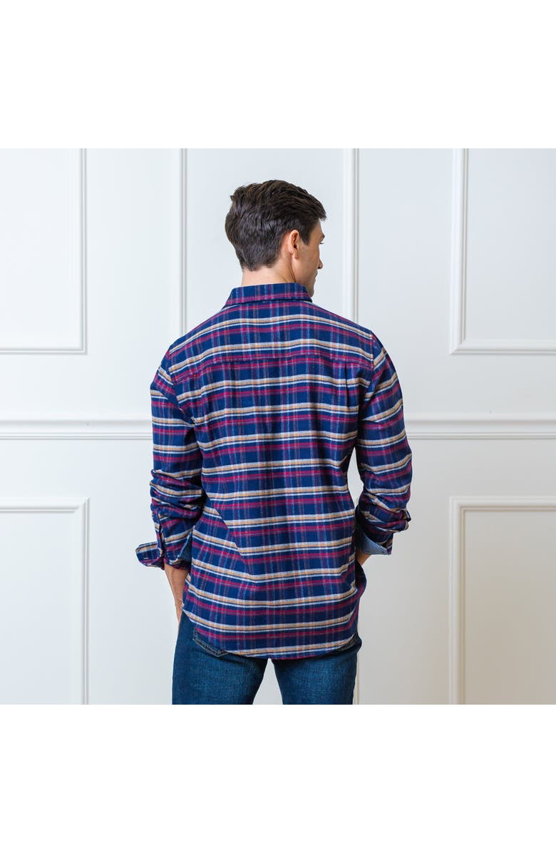 Hope & Henry Men's Organic Flannel Double Pocket Shirt, Alternate, color,