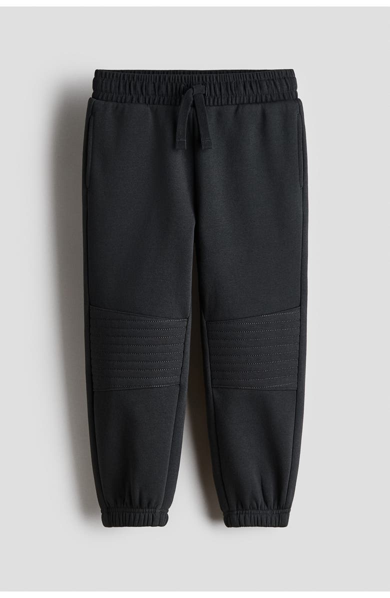 H&M Reinforced-knee Joggers, Main, color, Dark Gray