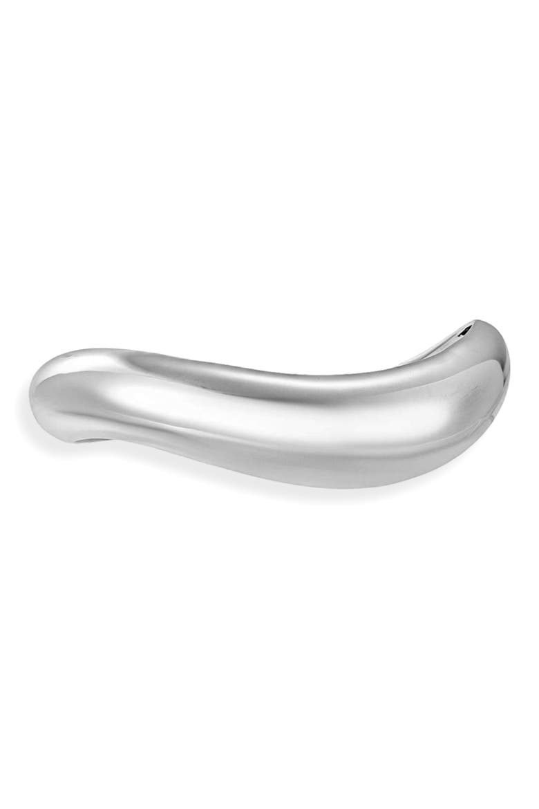 Giselle Domed Cuff Bracelet, Alternate, color, SILVER