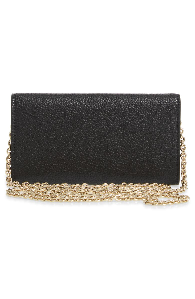 FERRAGAMO Salvatore Ferragamo City Grainy Leather Wallet on a Chain, Alternate, color,