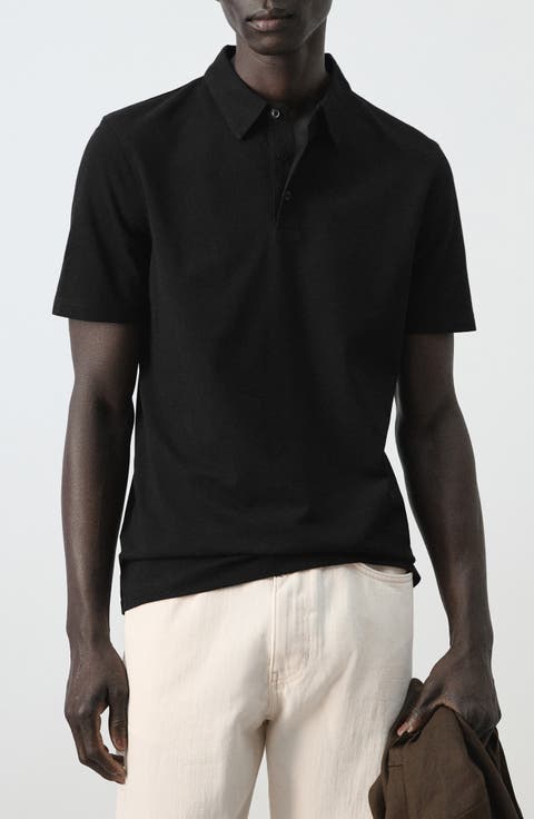 Slim Fit Stretch Cotton Blend Piqué Polo